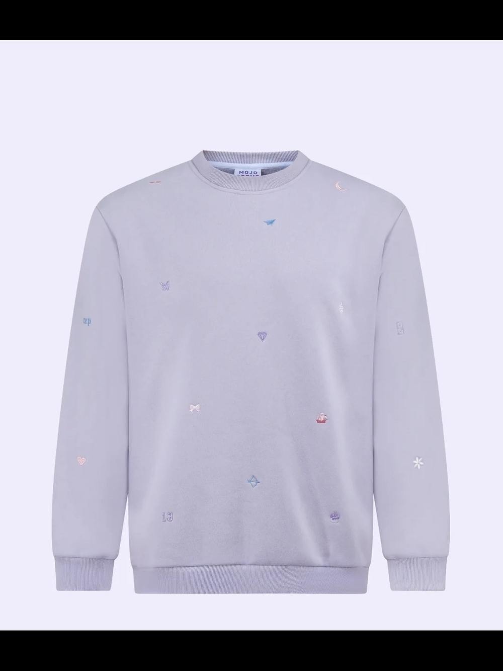 Taylor Swift , Lilac Embroidered Crewneck Sweatshirt By Mojo Provo